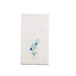 Mud Pie Bluebell French Knot Hand Towel