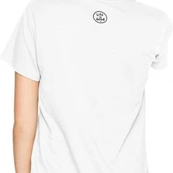 Life Is Good Products Life Is Good Womens Beach/Ocean Graphic V-Neck T-Shirt, Beach Cloud White, Large