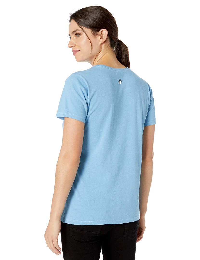 Life Is Good Womens Vintage Jackie Graphic T-Shirt, Bubble Powder Blue, Large 3 Life Is Good Womens Vintage Jackie Graphic T-Shirt, Bubble Powder Blue, Large