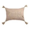 Mud Pie Thankful Tufted Pillow, 14" X 20", Tan