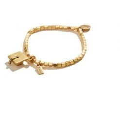 Alex And Ani 2020 Graduation Cap Stretch Bracelet Gold One Size