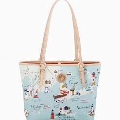 Spartina 449 Northeastern Harbors Small Tote 946594