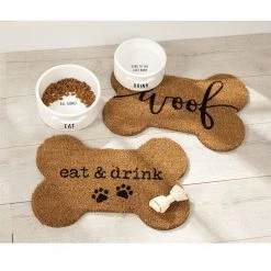 Mud Pie "Eat & Drink" Placemat 12" X 17 1/2"