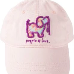 Pavilion Gift Co. Pavilion Gift Company Tie Dye-Light Pink Adjustable Hat, One Size