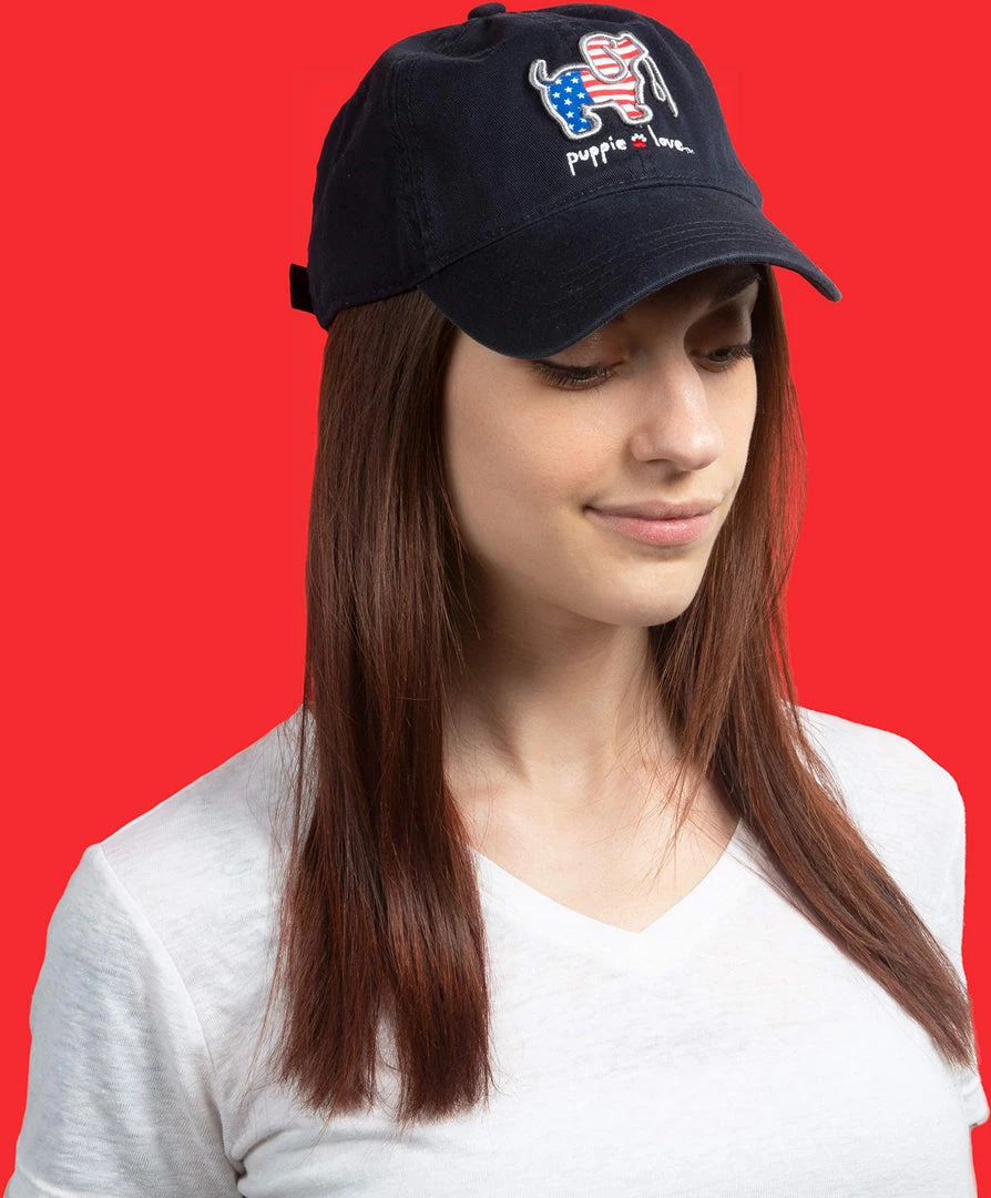 Pavilion Gift Company USA-Navy Adjustable Hat, Blue, One Size Pavilion Gift Co. 4 Pavilion Gift Company USA-Navy Adjustable Hat, Blue, One Size Pavilion Gift Co.