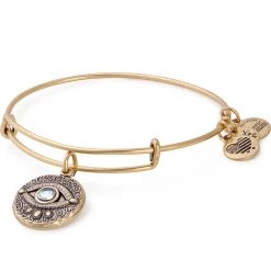 Alex And Ani Evil Eye Charm Bangle Gold