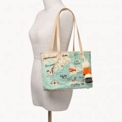 Spartina 449 North Easternharbors Emroidered Tote