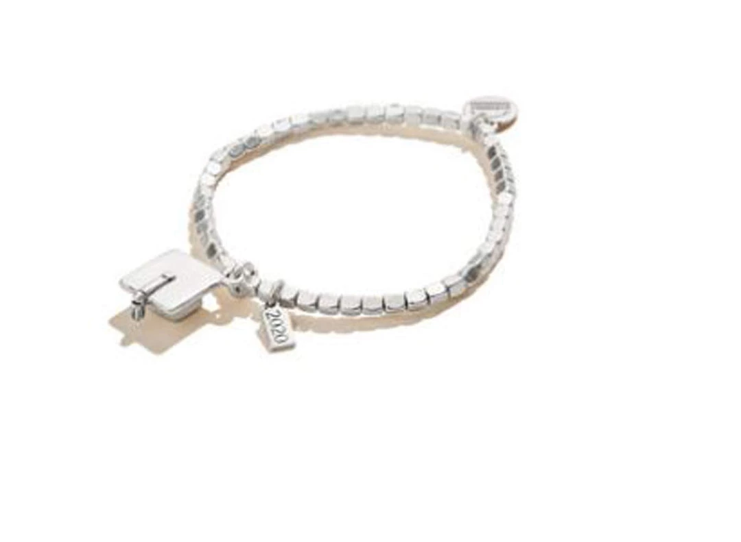 Alex And Ani 2020 Graduation Cap Stretch Bracelet Silver One Size 1 Alex And Ani 2020 Graduation Cap Stretch Bracelet Silver One Size