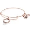 Alex And Ani Just Engaged Charm Bangle, Rose Gold