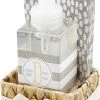 Mud Pie, Letter D Initial French Vanilla Scented Hand Soap & Towel Basket Set