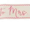 Mud Pie Canvas Bridal Sash Miss To Mrs.