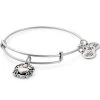 Alex And Ani Crab Charm Bangle, Silver
