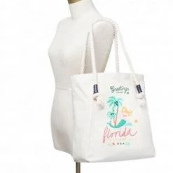 Spartina 449 Canvas Tote, Florida