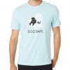 Life Is Good Mens Crusher Pet Graphic T-Shirt, Dog Beach Blue, Large