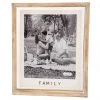 Mud Pie Large Family Glass Frame Holds A 8" X 10"