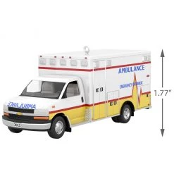 Hallmark Keepsake 2019 Chevrolet 2012 G4500 Ambulance Ornament