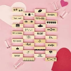 Two's Company Block Party Stumbling Blocks Game With A Twist In Gift Box Set