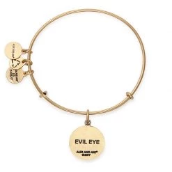 Alex And Ani Evil Eye Charm Bangle Gold