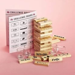 Two's Company Block Party Stumbling Blocks Game With A Twist In Gift Box Set 5 Two's Company Block Party Stumbling Blocks Game With A Twist In Gift Box Set