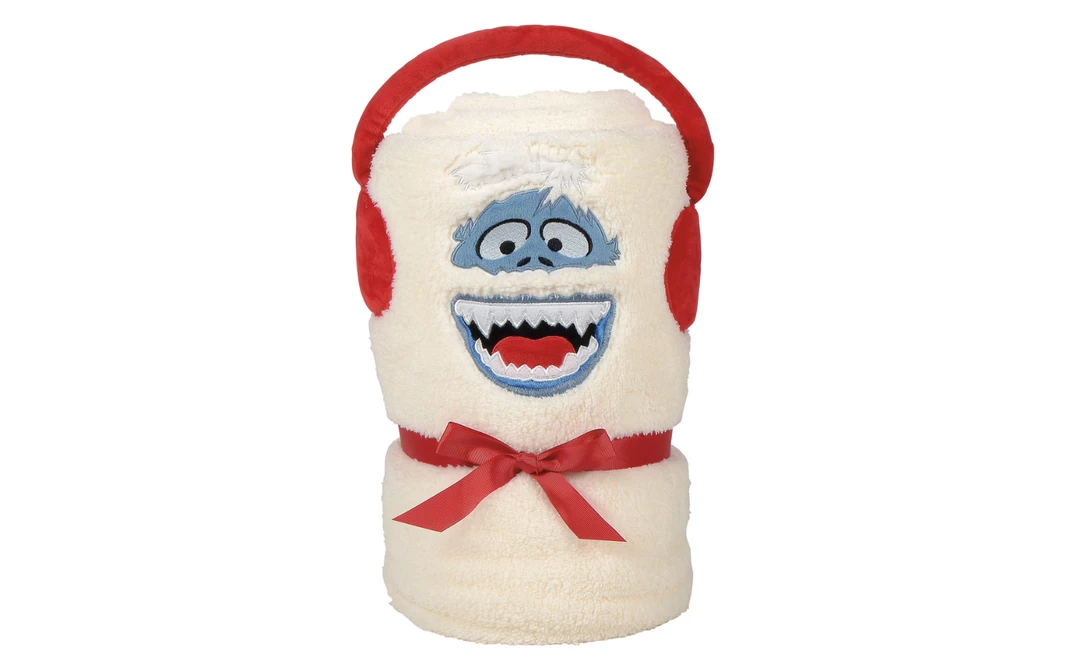 Department 56 Bumble Snow Throw Standard Made From Soft Sherpa And Coral Fleece 45x60" 1 Department 56 Bumble Snow Throw Standard Made From Soft Sherpa And Coral Fleece 45x60"