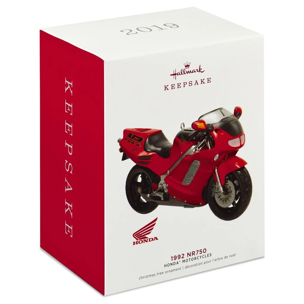 Hallmark Keepsake 2019 Honda Motorcycles 1992 NR750 Metal Ornament 1 Hallmark Keepsake 2019 Honda Motorcycles 1992 NR750 Metal Ornament