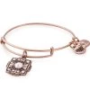 Alex And Ani Bride Charm Bangle, Rose Gold