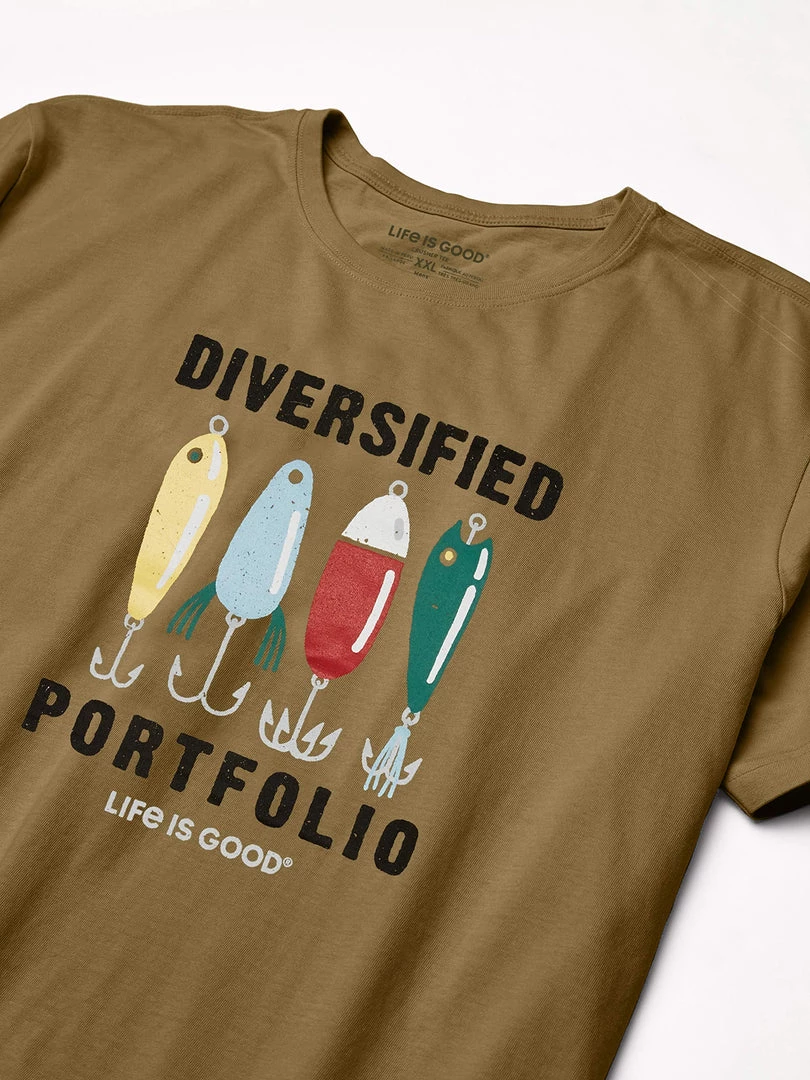 Life Is Good Mens Crusher Fishing Graphic T-Shirt, Portfolio Fatigue Green, Medium Life Is Good Products 3 Life Is Good Mens Crusher Fishing Graphic T-Shirt, Portfolio Fatigue Green, Medium Life Is Good Products