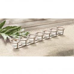 Mud Pie Brass Votive Candle Holder, Gold