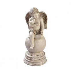 Grasslands Road Bird On Arm Cherub 18.5" Tall