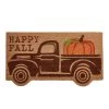 Mud Pie Fall Truck Doormat 16 3/4" X 30"