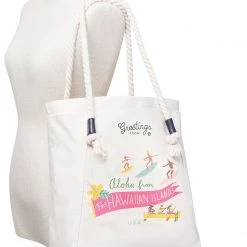 Spartina 449 Canvas Tote Hawaiian Islands