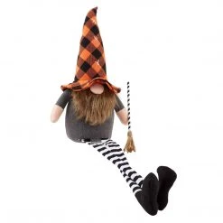 Mud Pie Dangle Leg Halloween Gnome (Large)