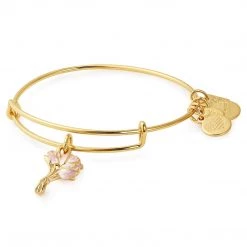 Alex And Ani Pink Tulips Bangle