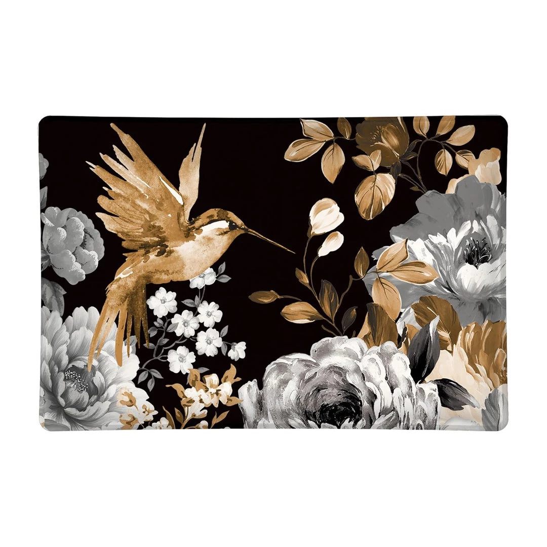 Michel Design Works Rectangular Glass Soap Dish, Gardenia 1 Michel Design Works Rectangular Glass Soap Dish, Gardenia