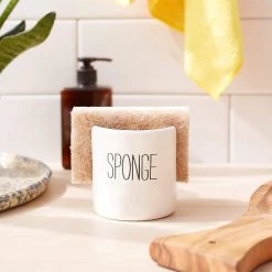 Mud Pie Kitchen Dish Sponge Holder Caddy