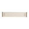 Mud Pie Thanksgiving Thankful Table Runner, Beige/Cream, 17" X 90"