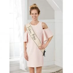Mud Pie Canvas Bridal Sash Miss To Mrs.