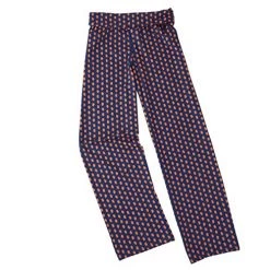 Mud Pie Fashion Harlow Pants, Navy/Tangerine Dot, Large