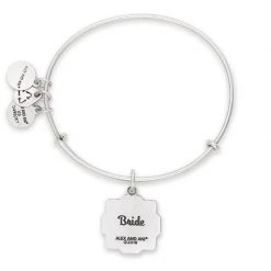 Alex And Ani Bride Charm Bangle, Silver