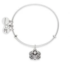 Alex And Ani Crab Charm Bangle, Silver