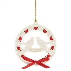 Lenox 2018 Our 1st Chrstmas Together Doves Ornament