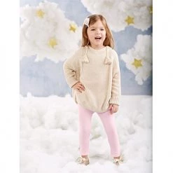 Mud Pie Lurex Knit Poncho Sweater, Large