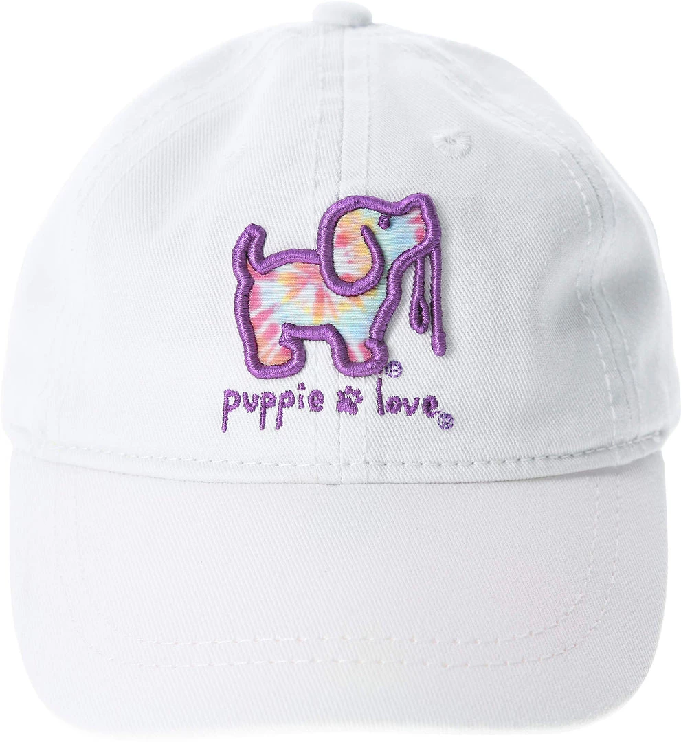 Pavilion Gift Co. Pavilion Gift Company Tie Dye Dog-Puppie Love 0-12 Month Velcro Baby Baseball Hat, White, Adjustable 1 Pavilion Gift Co. Pavilion Gift Company Tie Dye Dog-Puppie Love 0-12 Month Velcro Baby Baseball Hat, White, Adjustable